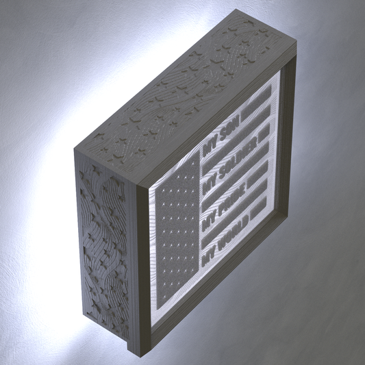 3D Personalized Photo Framed Nightlight - Military Collection