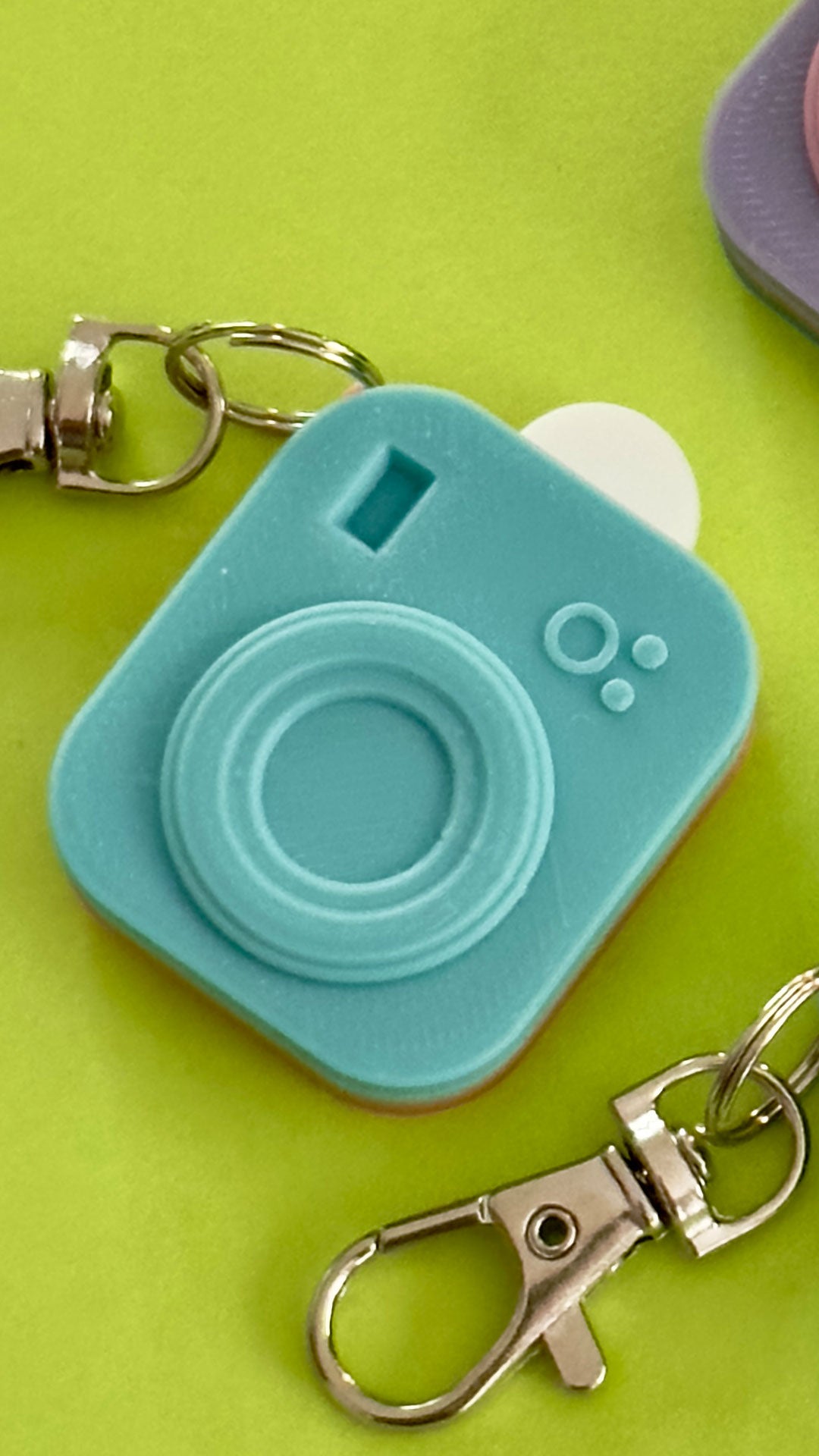 Camera Keychain with personalized photo