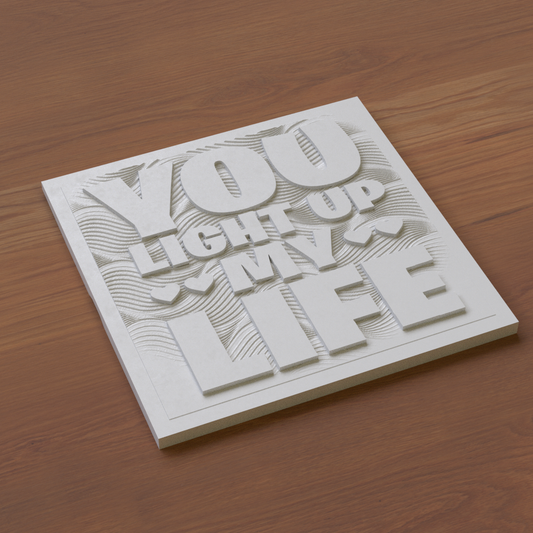 You Light Up My Life - Interchangeable Plate Only