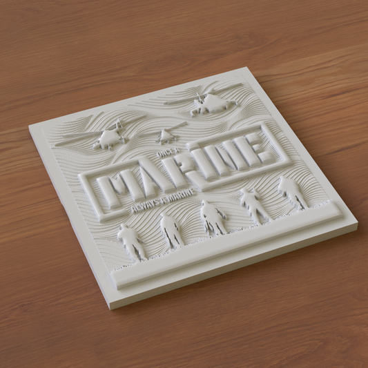 ONCE A MARINE ALWAYS A MARINE - Interchangeable Plate Only