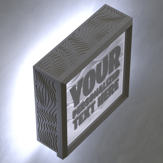 3D Personalized TEXT Framed Nightlight