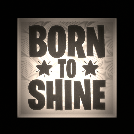 BORN TO SHINE - Interchangeable Plate Only