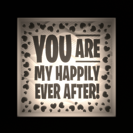 YOU ARE MY HAPPILY EVER AFTER! - Interchangeable Plate Only