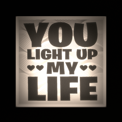 You Light Up My Life - Interchangeable Plate Only