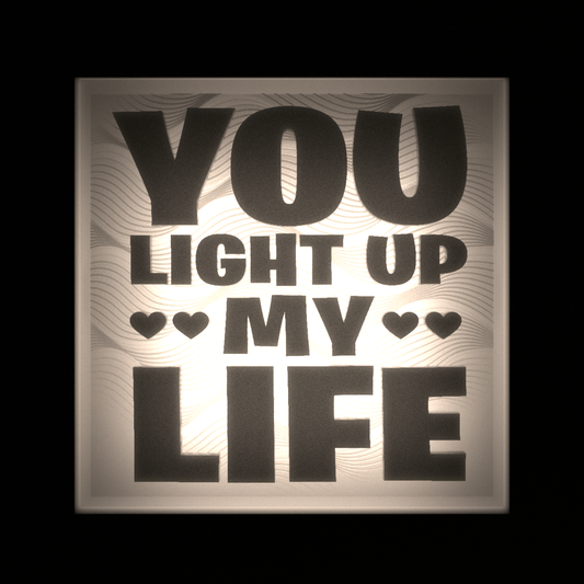 You Light Up My Life - Interchangeable Plate Only